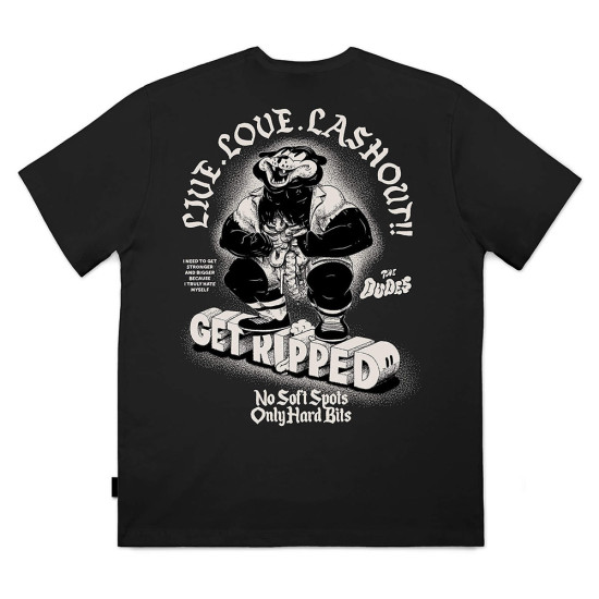 The Dudes Ανδρική κοντομάνικη μπλούζα Ripped T-Shirt